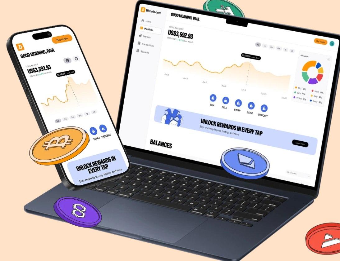 Bitcoin.com App on Desktop and Mobile - Buy, Sell, and Swap Bitcoin